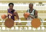 2001-02 Upper Deck MVP - Souvenirs Combos Gold #KB/KG Kobe Bryant / Kevin Garnett MEM, SN50