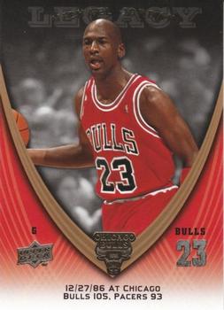 2008-09 Upper Deck Michael Jordan Legacy Collection #127 Michael Jordan - Game 127
