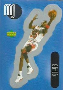 1998 Upper Deck Michael Jordan Stickers - Stick-Ums #SU11 Michael Jordan