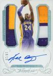 2014-15 Panini Flawless - Greats Dual Memorabilia Autographs #GDM-KB Kobe Bryant AU, MEM, SN25