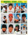 1969 MLB PhotoStamps - 12-stamp Sheets #AL1 Bill Freehan / Max Alvis / Mike Andrews / Don Buford / Joe Horlen / Jim Fregosi / Bernie Allen / Horace Clarke / Steve Barber / John "Blue Moon" Odom / Harmon Killebrew / Jerry Adair