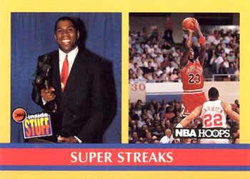 1990-91 Hoops #385 Super Streaks