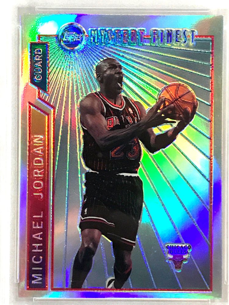 1996-97 Topps - Mystery Finest Bordered Refractor #M14 Michael Jordan