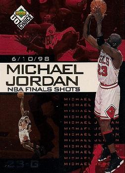 1998-99 UD Choice Preview - Michael Jordan NBA Finals Shots #4 Michael Jordan