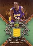 2007-08 Upper Deck Artifacts - Divisional Artifacts Green #DA-KB Kobe Bryant MEM MEM: Game-Used Memorabilia