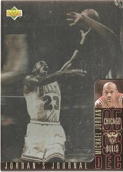 1996-97 Collector's Choice Italian - Jordan's Journal #J2 Michael Jordan - December