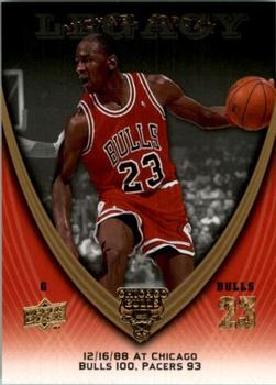 2008-09 Upper Deck Michael Jordan Legacy Collection #285 Michael Jordan - Game 285
