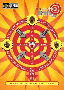 1997-98 Collector's Choice - MJ BULLSeye #B21 Michael Jordan - 1,750-2,000 or March 30-April 5 (W)