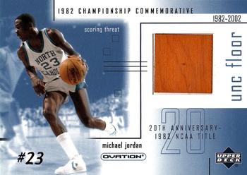 2001-02 Upper Deck Ovation - MJ UNC Memorabilia #MJF2 Michael Jordan - MEM: Game-used Floor