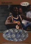 1999 SAGE - Autographs Bronze #A9 Kobe Bryant AU, SN80