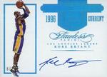 2015-16 Panini Flawless - Transitions Sapphire #TR-KB4 Kobe Bryant AU, SN10