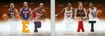 2012-13 Panini Preferred - Repeat Memorabilia #1 Clyde Drexler / Derek Fisher / Hakeem Olajuwon / Kobe Bryant / Scottie Pippen / Toni Kukoc MEM, SN199