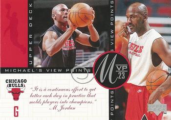 1996 Upper Deck Michael Jordan Michael's Viewpoints Jumbo #VP1 Michael Jordan