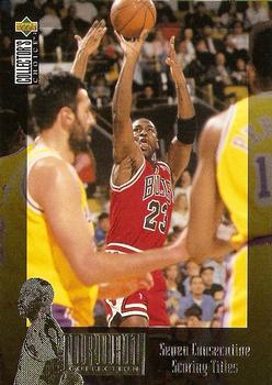 1995-96 Collector's Choice - The Jordan Collection #JC9 Michael Jordan - Seven Consecutive Scoring Titles