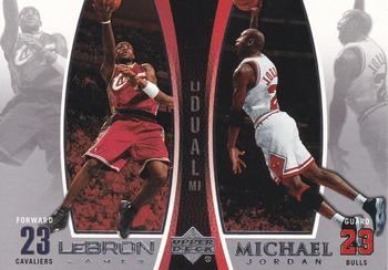 2005-06 Upper Deck - Michael Jordan/LeBron James #LJMJ10 Michael Jordan / LeBron James