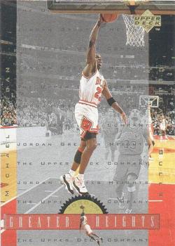 1996-97 Upper Deck - Michael Jordan Greater Heights #GH10 Michael Jordan