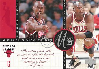 1996 Upper Deck Michael Jordan Michael's Viewpoints Jumbo #VP4 Michael Jordan