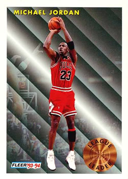 1993-94 Fleer #224 Michael Jordan - Scoring/Steals Leader