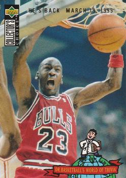 1994-95 Upper Deck - Michael Jordan He's Back Reprints #402 Michael Jordan - 1994-95 Collector's Choice