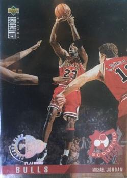 1995-96 Collector's Choice - Player's Club Platinum #324 Michael Jordan