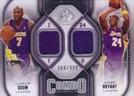 2009-10 SP Game Used - Combo Materials #CM-BO Kobe Bryant / Lamar Odom MEM, SN499