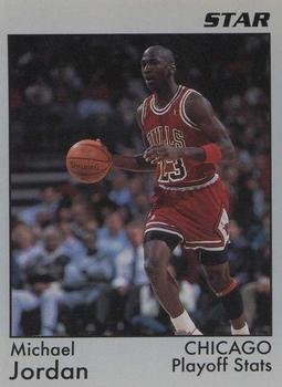 1991 Star Michael Jordan (Unlicensed) - Gray Border #2 Michael Jordan - Playoff Stats