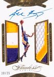 2015-16 Panini Flawless - Greats Dual Memorabilia Autographs #GR-KB Kobe Bryant AU, MEM, SN25