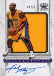 2017-18 Panini Crown Royale - Silhouettes #S-KBR Kobe Bryant AU, MEM, SN25