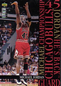 1995-96 Collector's Choice - Jordan He's Back #M2 Michael Jordan