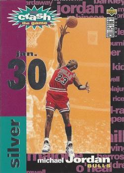 1995-96 Collector's Choice - You Crash the Game Silver: Assists/Rebounds #C1 Michael Jordan - VAR: 1/30/96 L