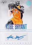 2018-19 Panini Encased - Endorsements Platinum #EN-KBR Kobe Bryant AU, SN1