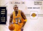 2010-11 Playoff National Treasures - All NBA #23 Kobe Bryant SN25