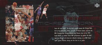 1999 Upper Deck Michael Jordan Career Collection - Bonus Blow-Up #CC3 Michael Jordan