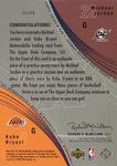 2002-03 SPx - Winning Combos #MJ/KB Michael Jordan / Kobe Bryant MEM, SP
