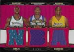 2006-07 Topps Triple Threads - Relics Combos #TTRC-42 Kevin Garnett / Amare Stoudemire / Kobe Bryant MEM, SN36