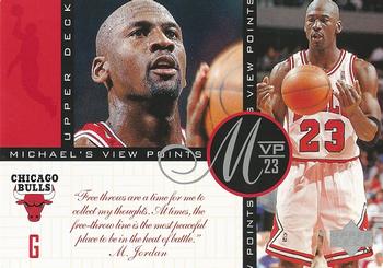 1996 Upper Deck Michael Jordan Michael's Viewpoints Jumbo #VP5 Michael Jordan
