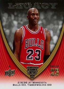 2008-09 Upper Deck Michael Jordan Legacy Collection #734 Michael Jordan - Game 734