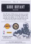 2013-14 Panini Signatures - Hall Hopefuls Signatures Green #6 Kobe Bryant AU, SN5