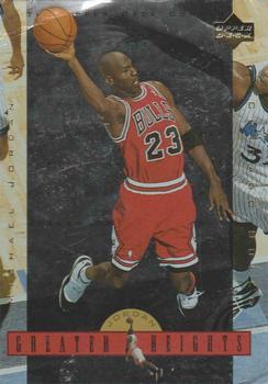1996 Upper Deck Michael Jordan Greater Heights Jumbo #GH6 Michael Jordan