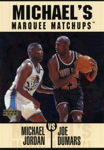 1997-98 Upper Deck Michael Jordan's Marquee Matchups #MM1 Michael Jordan / Joe Dumars