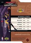 1998-99 Upper Deck - Aerodynamics Tier 1 (Quantum Bronze) #A14 Kobe Bryant SN2000