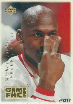 1996-97 Collector's Choice - Game Face #GF2 Michael Jordan
