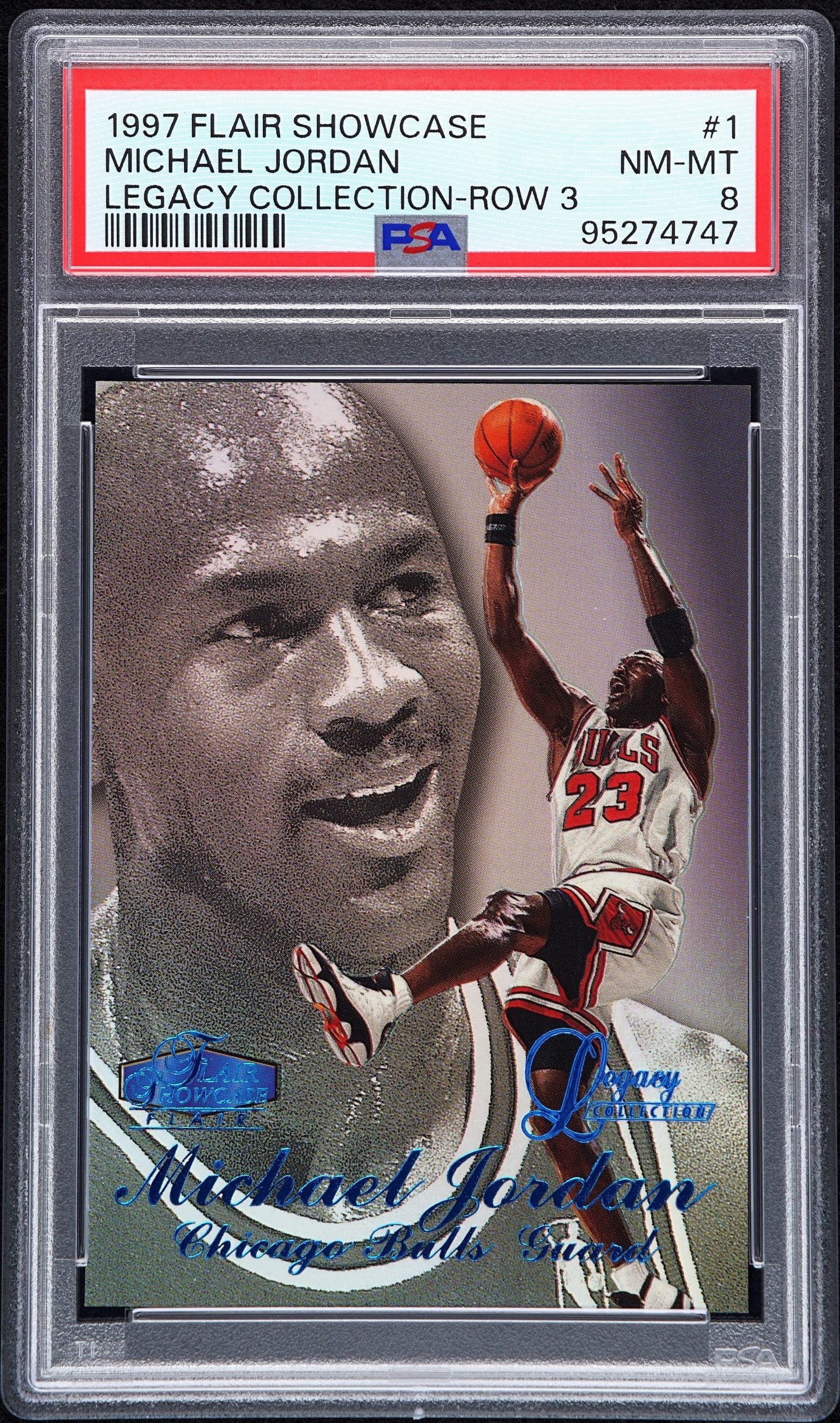 1997 Flair Showcase Row 3 Legacy Collection #1 /100