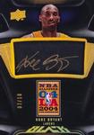 2008-09 UD Black - All-Star Autographs Gold #AS-KB Kobe Bryant AU, SN10