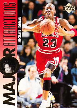 1995-96 Upper Deck #341 Michael Jordan / Queen Latifah