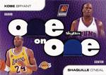 2008-09 SkyBox - One on One Dual Memorabilia #OO-BO Shaquille O'Neal / Kobe Bryant MEM