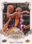 2008-09 Upper Deck MVP - Kobe Bryant MVP White #NNO Kobe Bryant Game 55