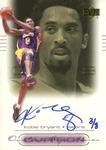 2000-01 Upper Deck Ovation - Super Signatures Gold #KB Kobe Bryant AU, SN8
