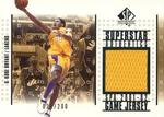 2001-02 SP Authentic - Superstar Authentics #SA-KB Kobe Bryant MEM, SN200 MEM: Jersey