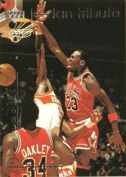 1998 Upper Deck Michael Jordan Career Collection #34 Michael Jordan/MJ Retro 97-98 Tribute